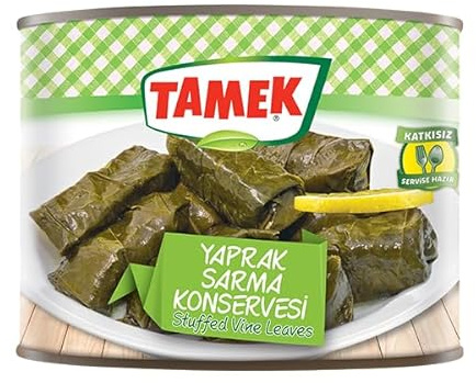 Tamek Stuffed Vine Leaves, Yaprak Sarma, 12x400g