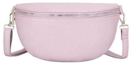 David Jones Paris – Bolso de mano para mujer – Estuche – Bolso bandolera – Toda la piel sintética – Tamaño pequeño – Trabajo ciudad chica a la moda elegante y a la moda noche, lila, Lila.