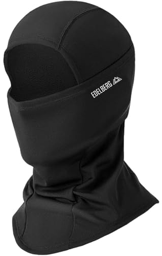 EDELBERG Sturmhaube - Warme Sturmmaske - Extrem Winddichte Skimaske - Herren und Damen - Balaclava Skimütze Ski Maske Zubehör Fahrrad Motorrad