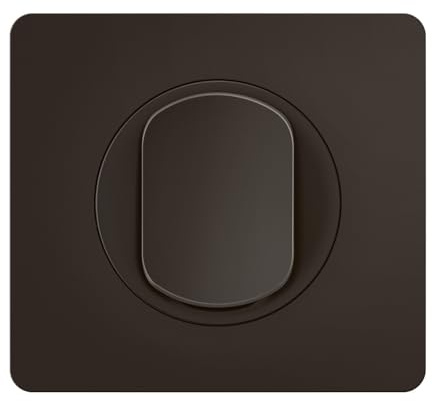 LEGRAND - Interrupteur Simple ou Va-et-vient + Plaque Céliane - 10A - Commande d'Eclairage Complète - Prêt à Installer - Noir