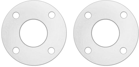 Distanziali ruota 4x100 CB 60,1 mm spessore 5 mm distanza tra le ruote distanza della ruota flangia flange per ruote alluminio 2 pezzi