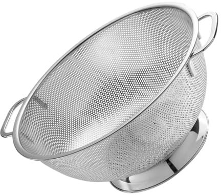 HOLIDYOYO Scolapasta Inossidabile Con Manici Ergonomici Colapasta Per e Drenaggio e La