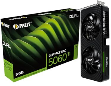 Palit GeForce RTX 5060 Ti Dual (8GB GDDR7/PCI Express 5.0/2572MHz/28000MHz)