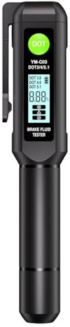 Brake Fluid Moisture Tester - Electronic Moisture Display Alarm Tester Pen, Accurate Leak Sensor | Vehicle Maintenance Automotive Repair Garage Tool for Truck Car Road Trip Safety Diagnostic Supply