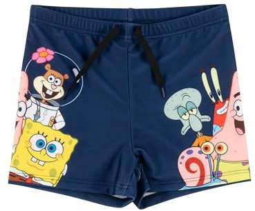 United Labels Svampbob svamphuvud badbyxor för pojkar, blå, badshorts barn, simbyxor