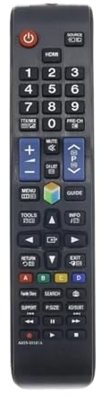 ATOMUSERLY 1 Control Remoto de Repuesto AA59-00581A for Smart TV 3D UA55F8000J UA46F6400AJ Touch Remoto AA59-00782A 00761A