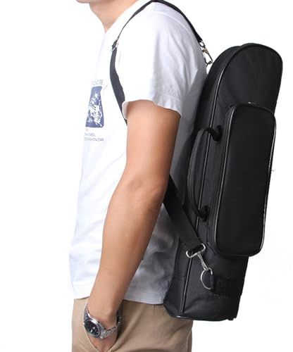 Weicher Trompetenkoffer-Rucksack, Schultertrompetentasche Trompete | Schultergurt-Trompetentasche mit doppelten Reißverschlüssen für Männer, Frauen, Anfänger, Profis