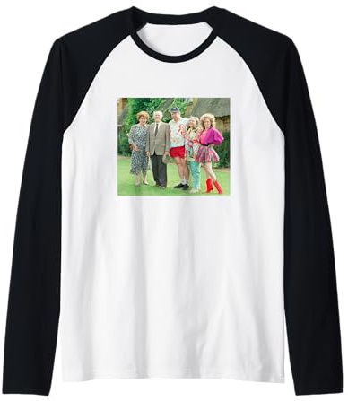 Hyacinth Bucket & Co Keeping Up Appearances Cast Raglan Baseball Tee