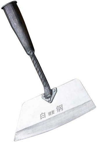 iplusmile Raschietto da Giardino in Metallo Robusto per Diserbo e Allentamento Terreno, Accessorio da Utilizzare Manico (non Incluso), per Pulizia e Giardinaggio