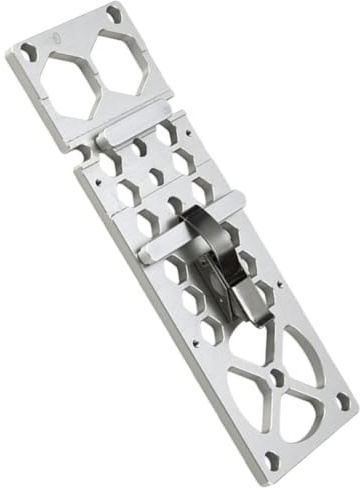 OUNONA Führungsschiene Bequeme Rechtwinklige für Handkreissäge Edelstahl Aluminiumlegierung Stabile Schneidführung und Holzarbeiten und Bauprojekte