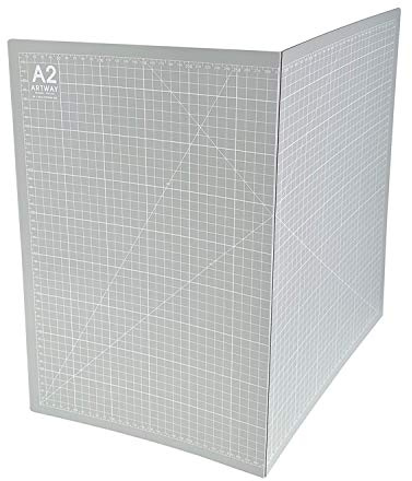 ArtWay Tappetino da Taglio, Grigio, A2 Folding