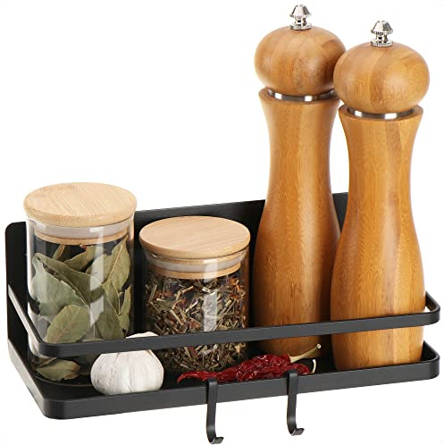 Robin Goods® magnetisk kylskåpshylla med 2 krokar