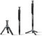 SIRUI SVM-145 Camera Monopod with Feet for Photography, 145cm Carbon Fibre Camera Monopod with Removable Tripod Stand Base, for DSLR, Camcorder, Max Load 10kg