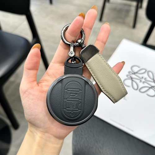 OPBVXQ Autoschlüssel Hülle für BMW MINI JCW countryman2024 CLUBM ANCOOPERF, Klappschlüssel Etui Gehäuse Fernbedienung Schutzhülle Auto Schlüssel Hybrid Schlüsselhülle Damen Männer, D