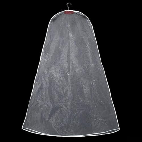 Custodia trasparente antipolvere per abiti da sposa, custodia leggera e lavabile (180 cm)
