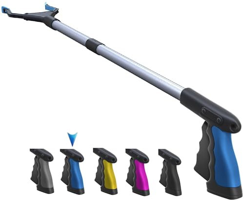 FiPlus PowerGrip T9, Greifwerkzeug, breite Backe, faltbar, Stahlkabel, mit 96 Griffpunkten für festen Halt, 81,3 cm mit Magnet,