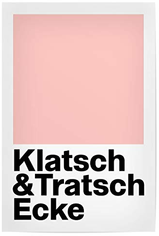 artboxONE Poster 30x20 cm Typografie Klatsch & Tratsch Ecke - Bild Typografie einzug essecke