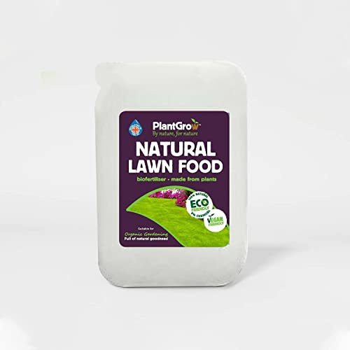 Plant Grow Organic Natural Lawn Food - Eco Friendly Grass Fertiliser - Weed and Feed Lawn Treatment - Concentrated Liquid Lawn Feed (10)