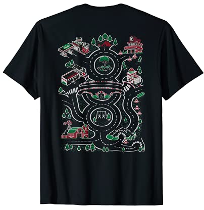Auto Play Mat Shirt City T-shirt Race Track T-shirt T-Shirt