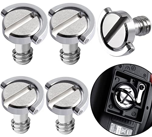 1/4 zoll Schrauben Kameraschraube Camera Mounting Screw 5Stk Stativ Schraube für Kamera-Stativ Schnellverschluss Platte Einbeinstativ Elektronisches Zubehör (5)