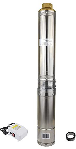 Agora-Tec® 4 Zoll Brunnenpumpe Tiefbrunnenpumpe Premium 250W-3.5-49 20m Kabel