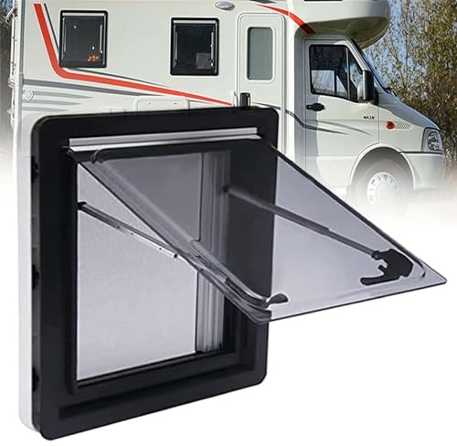 DPLWJPP Campervan Window,Aluminum Alloy Frame,Horizontal Vertical Sliding Window,With Integrated Roller Blind And Fly Screen,For Caravan Rv Van Trailer,1000mm*800mm
