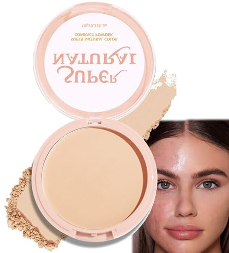 Matte Translucent Setting Powder Compact - Long-Lasting Oil Control, Colour Correcting, All Skin Types, Gift for Women and Girls