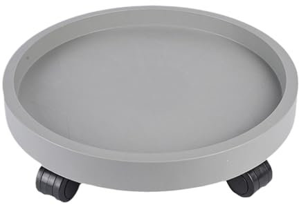 Holdes Soporte para Plantas con Ruedas - Carro Móvil Resistente para Macetas | Bandejas De Transporte con Capacidad De Peso, Accesorios De Jardín para Ahorrar Espacio Y Ayuda para Personas Mayores