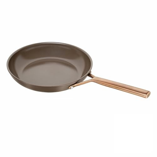 ZWILLING Milano, padella da 28 cm, in alluminio, rivestimento antiaderente in ceramica, senza PFAS, adatta per piani cottura a induzione, lavabile in lavastoviglie, made in Italy, marrone