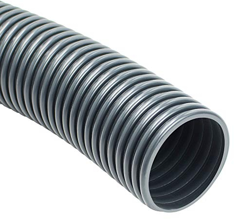 Sugslang PVC * grå sugslang spiralslang flexslang lätt och flexibel – metervara – (75 mm)