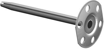 LUX ELEMENTS Schlagdübel 8cm FIX-FID 10 Stk. I Einschlagdübel mit 80mm Dübellänge aus verzinktem Metall I Geeignet für Untergründe wie Beton, Vollziegel uvm.