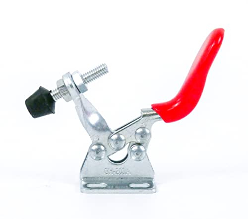 Abrazadera de palanca INGDAUM®, horizontal, para fijar, bloquear, tensar, sujetar y posicionar (1, GH-201A)