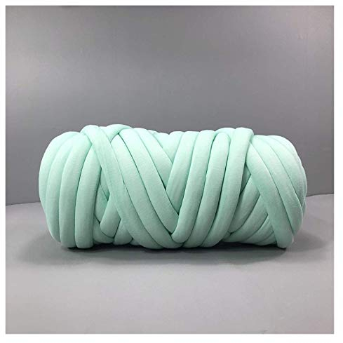 JMORCO Dickes Garn 1000g Super Chunky Strickdecke Garn Veganer Zopf Weiche Decke Garnarm Strick Teppich Teppiche Decke Decke Garn DickflüSsiges Garn (Color : Mint)