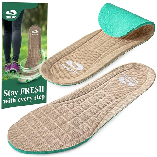 SULPO Semelles intérieures pour chaussures et pieds frais - Semelles de rechange confortables pour homme et femme - Pour le travail, les chaussures de course, les bottes - Taille 40