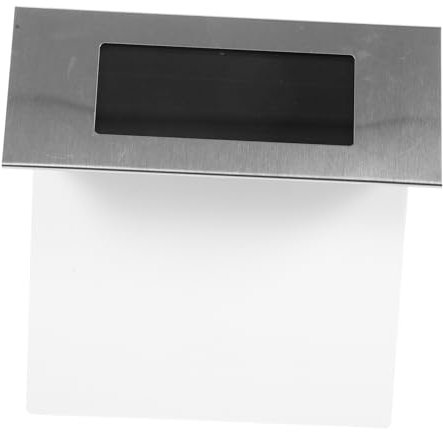 Gadpiparty Solar-nummernlicht Led Hauskorridor-wandhoflicht Nummernleuchte Praktisch Anzeigelampe Solar Für Hausadresse Edelstahlkonstruktion Wiederaufladbarer Akku Energiesparend