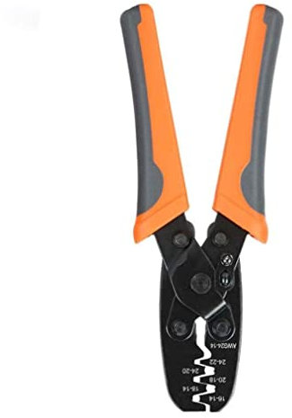 Multifunktionszange, Multitool-Zange, Zange, Klemmen-Crimpwerkzeug, Klemmzange, Crimpwerkzeug mit offenem Zylinder IWS-1424A for wasserdichte, versiegelte Steckverbinder, Orange, Handwerkzeuge und Zub