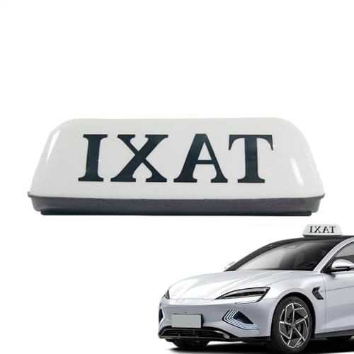 LearnLyrics Taxi-Schild, Taxi-Schilder für Autos, Dachlampe, Dachlampe für Taxi, Retro-Tachschild, Kabinendachbeleuchtung, Lichtschild