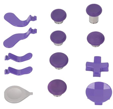 Juego de Joysticks para Controlador, Accesorios, Palanca de Mando de Metal Completa, 1 Herramienta de Ajuste, Base de Serie, 2 Teclas de Dirección, Estuche de Transporte para