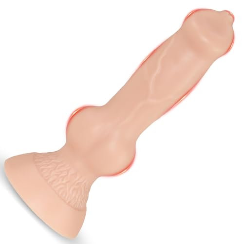 BDSMJOY 26.2cm Monstre Gode pour femme, Anal Dildo avec Ventouse, godemichets plug anale sextoyse Jouet sexuel pour adultes, Butt plug Godemiché Masturbation (Couleur chair, XL)