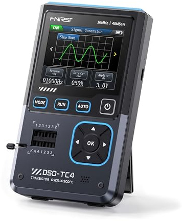DSO-TC4 Upgrade 3 in 1 Digital Oscilloscope 10MHz 48Ms/s Transistor Tester Electronics Component Tester USB Charger Tools