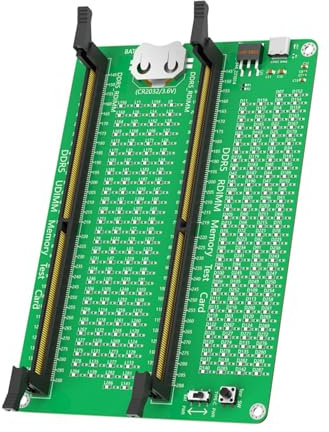 Dasbsug Memory Tester Desktop Computer DDR5 RDIMM/UDIMM Test Card With LED Indicators For Desktop Computer Laptop Memory Adapter