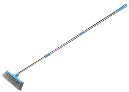 TOYANDONA Cepillo para Fregar Suelos Mango Largo y Cerdas Rígidas Fregadora de Suelos para Interiores y Exteriores Escoba Resistente para Baldosas y Terrazas Herramienta de Limpieza