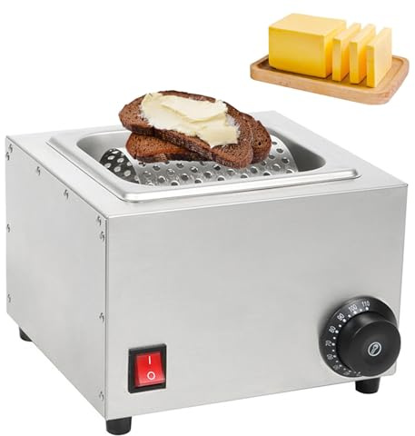 Épandeur de beurre chauffant avec température réglable pour faire fondre facilement les toasts, crêpes et sandwichs