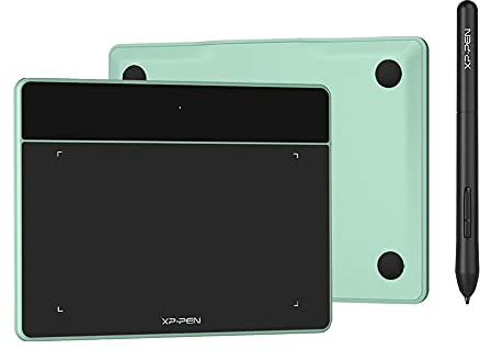 XP-PEN Deco Fun XS Graphic Drawing Tablet Size 4 x 3 Inches Ideal for Electronic Signing and Distance Education – Apple Green