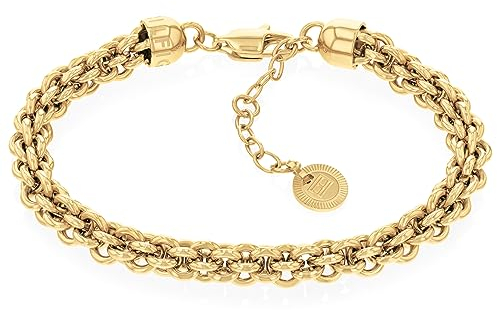 Tommy Hilfiger Jewelry Women's Chain Bracelet in Yellow Gold - 2780842