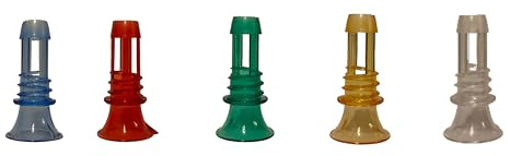 Presse-agrume manuel en plastique avec bec verseur – Transportable et facile à nettoyer – Compatible avec tous les agrumes – Multiples couleurs – Lot de 3 produits