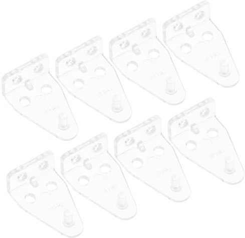 ORFOFE 12pcs Blind Hold Down Brackets Plastic Roller Blind Fittings Replacement Parts for Window Shades Bathroom Easy to Install