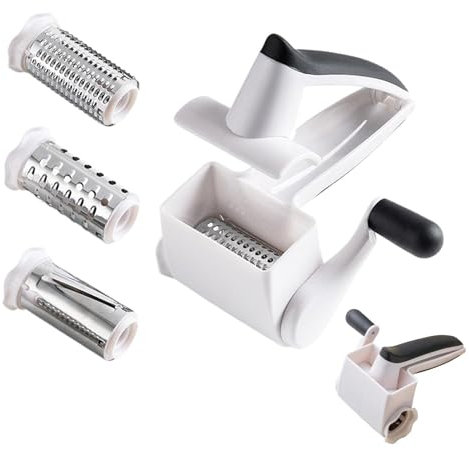 Râpe rotative pour la cuisine, râpe à fromage pour plan de travail, râpe à fromage manuelle, râpe à fromage rotative, convient pour le fromage