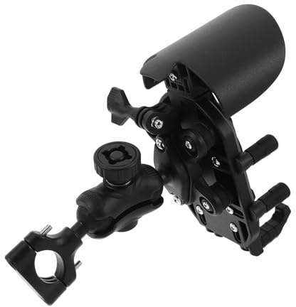 Housoutil Soporte Multifuncional para Teléfono Móvil Antivibración y Amortiguador para Manillar De Motocicleta Ajustable y Desmontable para Uso Carretera