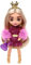 Barbie Extra Mini Rubia con Corona Dorada Muñeca pequeña con Vestido Rojo, Accesorios de Moda y Soporte, Juguete +3 años (Mattel HJK67)